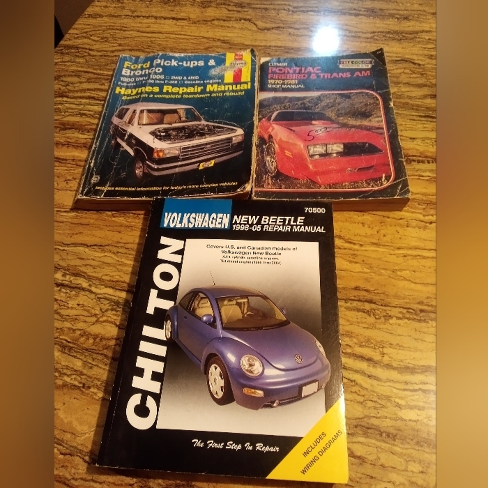 3 mechanic books